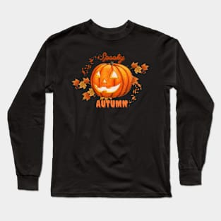 Spooky Autumn Long Sleeve T-Shirt